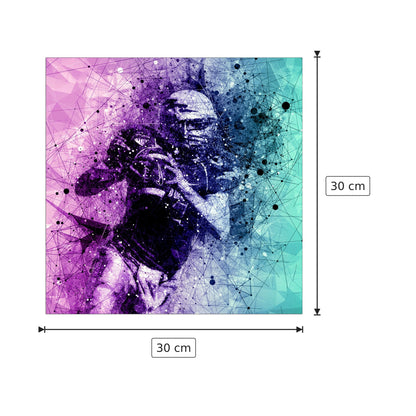 Calcio - Art Studio - cm 30x30 - Pannello in MDF