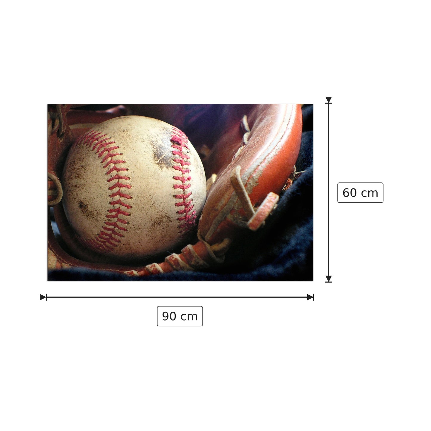 Softball - Art Studio - cm 90x60 - Pannello in MDF