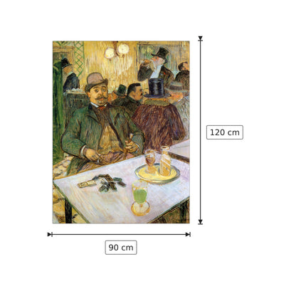 Signor Boileau - Toulouse-Lautrec - cm 90x120 - Pannello in MDF