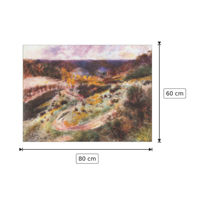 Paesaggio a Wargemont - Renoir Pierre-Auguste - cm 80x60 - Pannello in MDF
