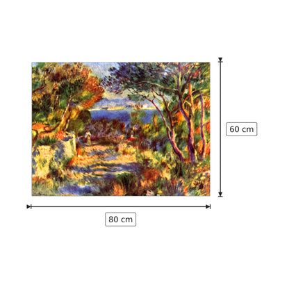 Le Staque - Renoir Pierre-Auguste - cm 80x60 - Pannello in MDF