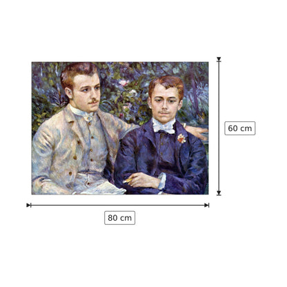 Ritratto di Charles e George - Renoir Pierre-Auguste - cm 80x60 - Pannello in MDF