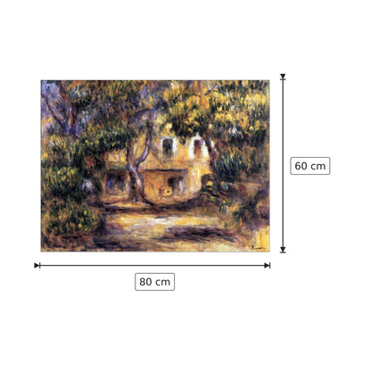 La fattoria di Les Collettes - Renoir Pierre-Auguste - cm 80x60 - Pannello in MDF