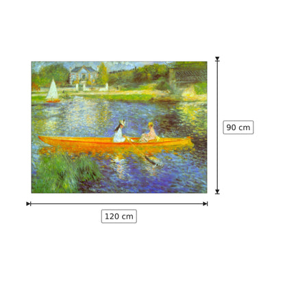 La Senna - Renoir Pierre-Auguste - cm 120x90 - Pannello in MDF