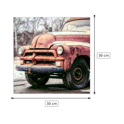 Vecchio camion - Art Studio - cm 30x30 - Pannello in MDF