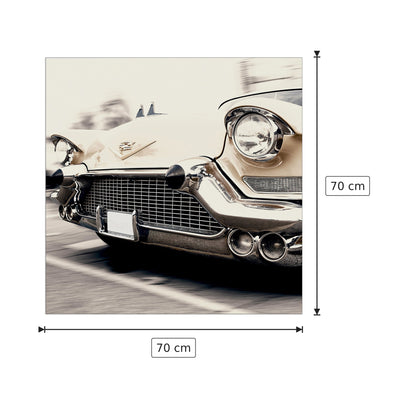 Cadillac - Art Studio - cm 70x70 - Pannello in MDF