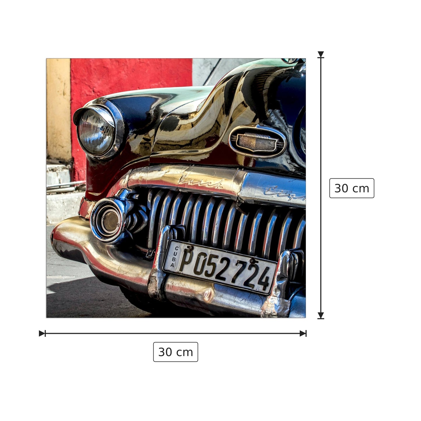 Buick - Art Studio - cm 30x30 - Pannello in MDF