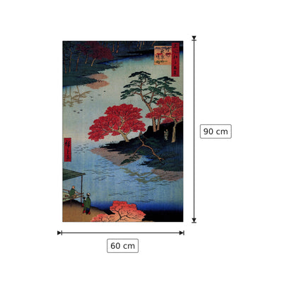 All'interno del santuario Akiba - Hiroshige Utagawa - cm 60x90 - Pannello in MDF