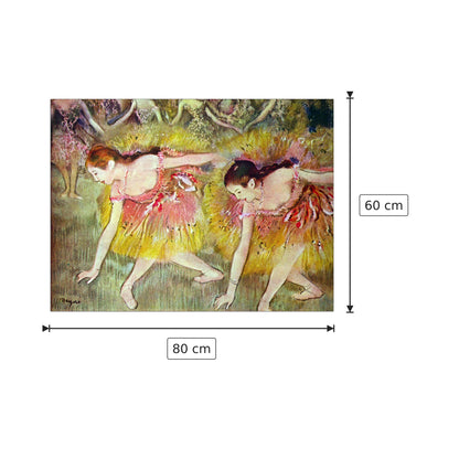 Ballerine - Degas Edgar - cm 80x60 - Pannello in MDF