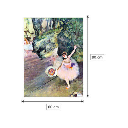 La stella del balletto - Degas Edgar - cm 60x80 - Pannello in MDF