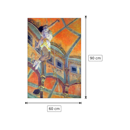 Miss Lala al circo Fernando - Degas Edgar - cm 60x90 - Pannello in MDF
