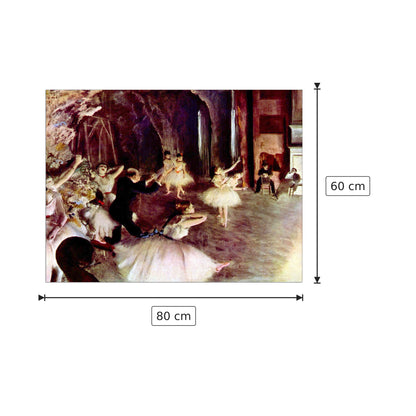 Prova di scena - Degas Edgar - cm 80x60 - Pannello in MDF