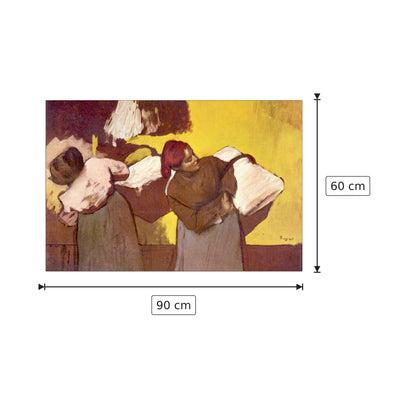 Due lavandaie - Degas Edgar - cm 90x60 - Pannello in MDF