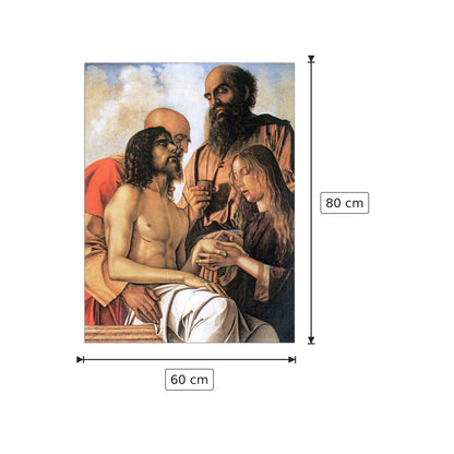 Compianto di Cristo - Bellini Giovanni - cm 60x80 - Pannello in MDF