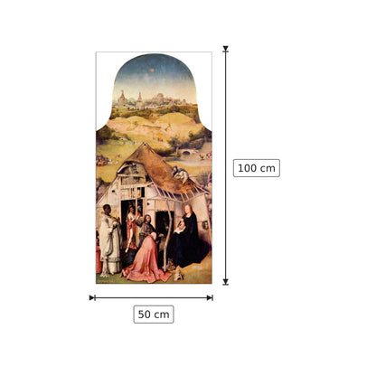 Epifania I - Bosch Hieronymus - cm 50x100 - Pannello in MDF