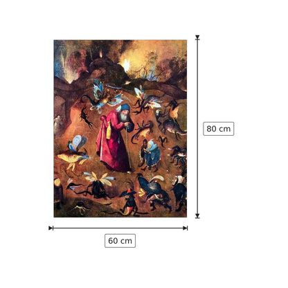 Tentazione di Sant'Antonio - Bosch Hieronymus - cm 60x80 - Pannello in MDF
