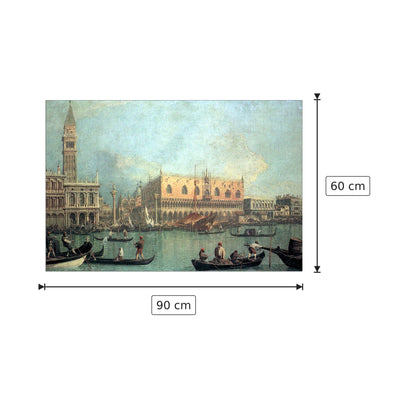 Palazzo Ducale - Canaletto - cm 90x60 - Pannello in MDF