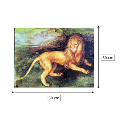 Leone - Albrecht Dürer - cm 80x60 - Pannello in MDF