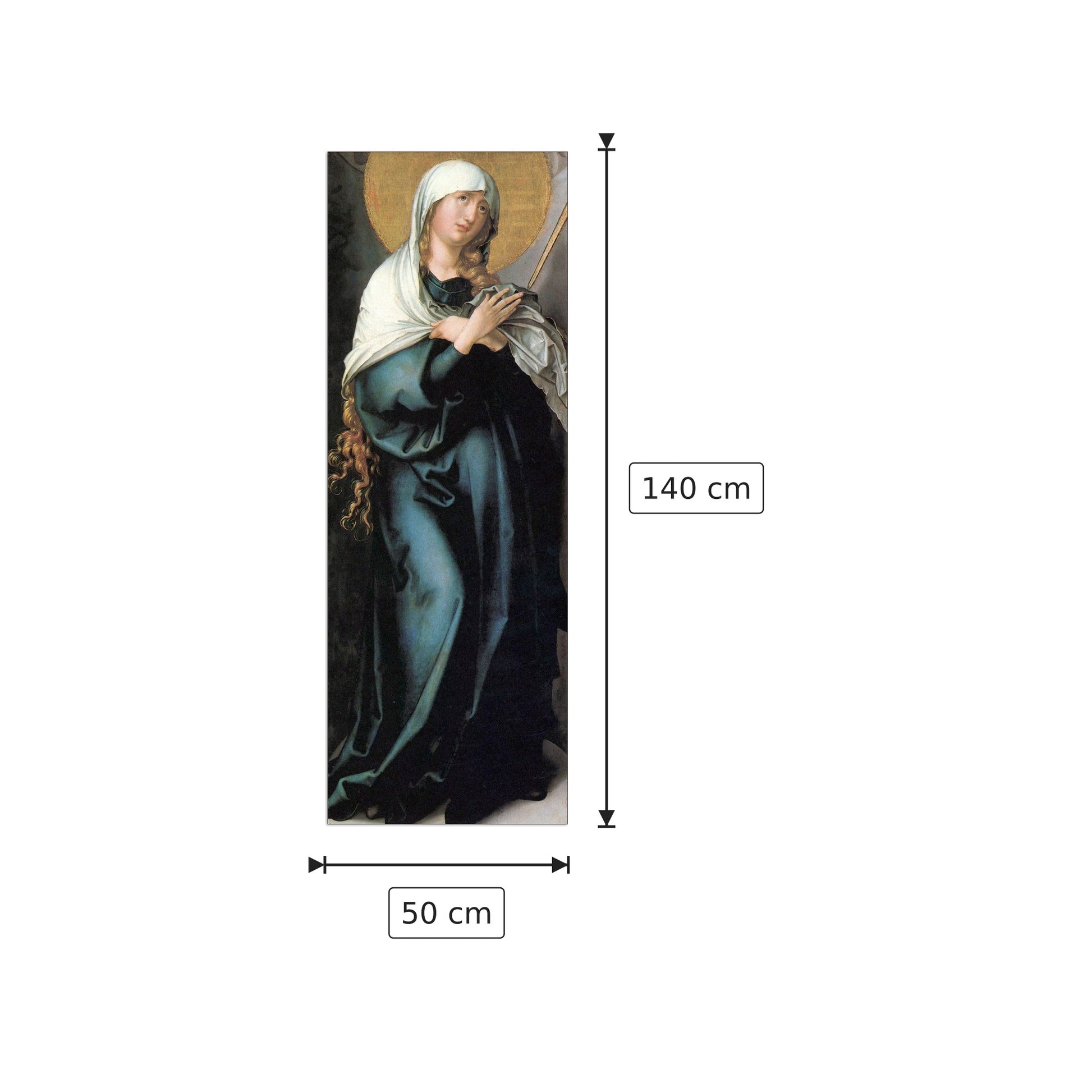 I sette dolori di Maria - Addolorata - Albrecht Dürer - cm 50x140 - Pannello in MDF