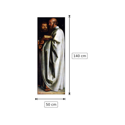 I santi Paolo e Marco - Albrecht Dürer - cm 50x140 - Pannello in MDF