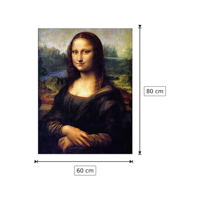 Gioconda - Da Vinci Leonardo - cm 60x80 - Pannello in MDF