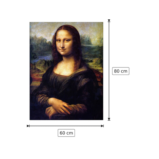 Gioconda - Da Vinci Leonardo - cm 60x80 - Pannello in MDF