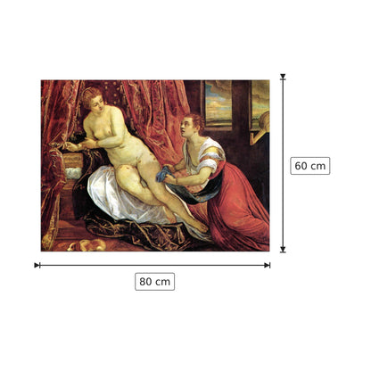 Danae - Tintoretto - cm 80x60 - Pannello in MDF