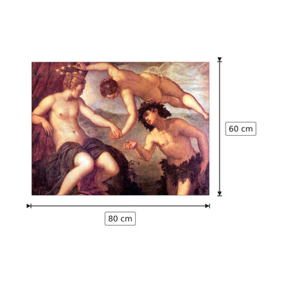 Bacco e Arianna - Tintoretto - cm 80x60 - Pannello in MDF