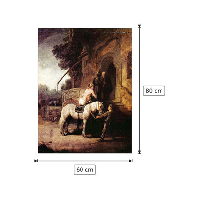 Il buon samaritano - Rembrandt - cm 60x80 - Pannello in MDF