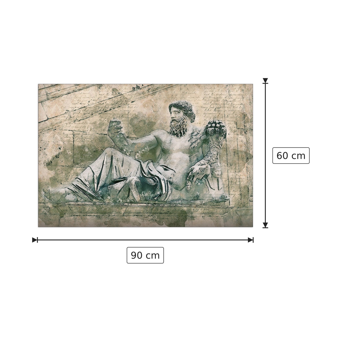 Roma - Art Studio - cm 90x60 - Pannello in MDF