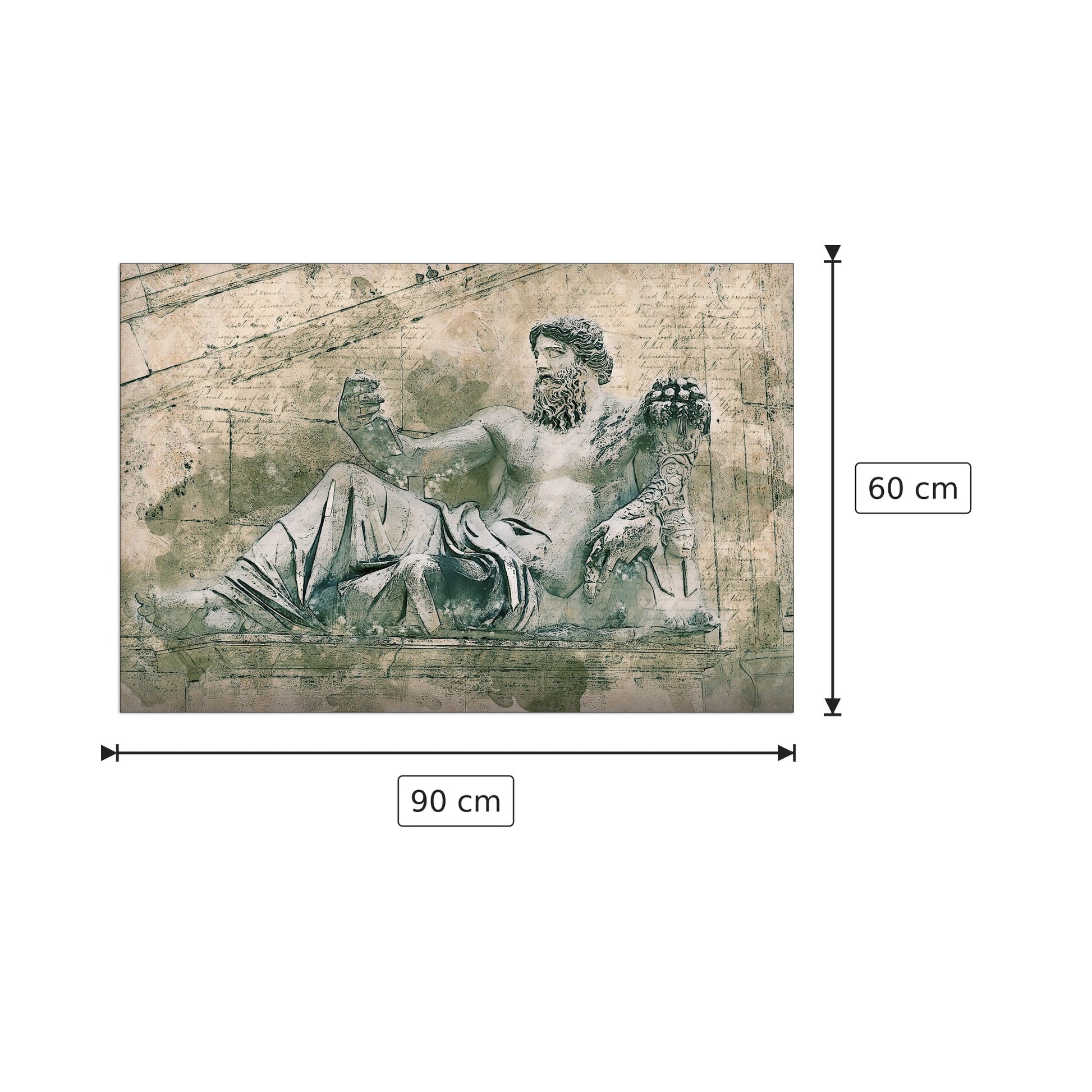 Roma - Art Studio - cm 90x60 - Pannello in MDF