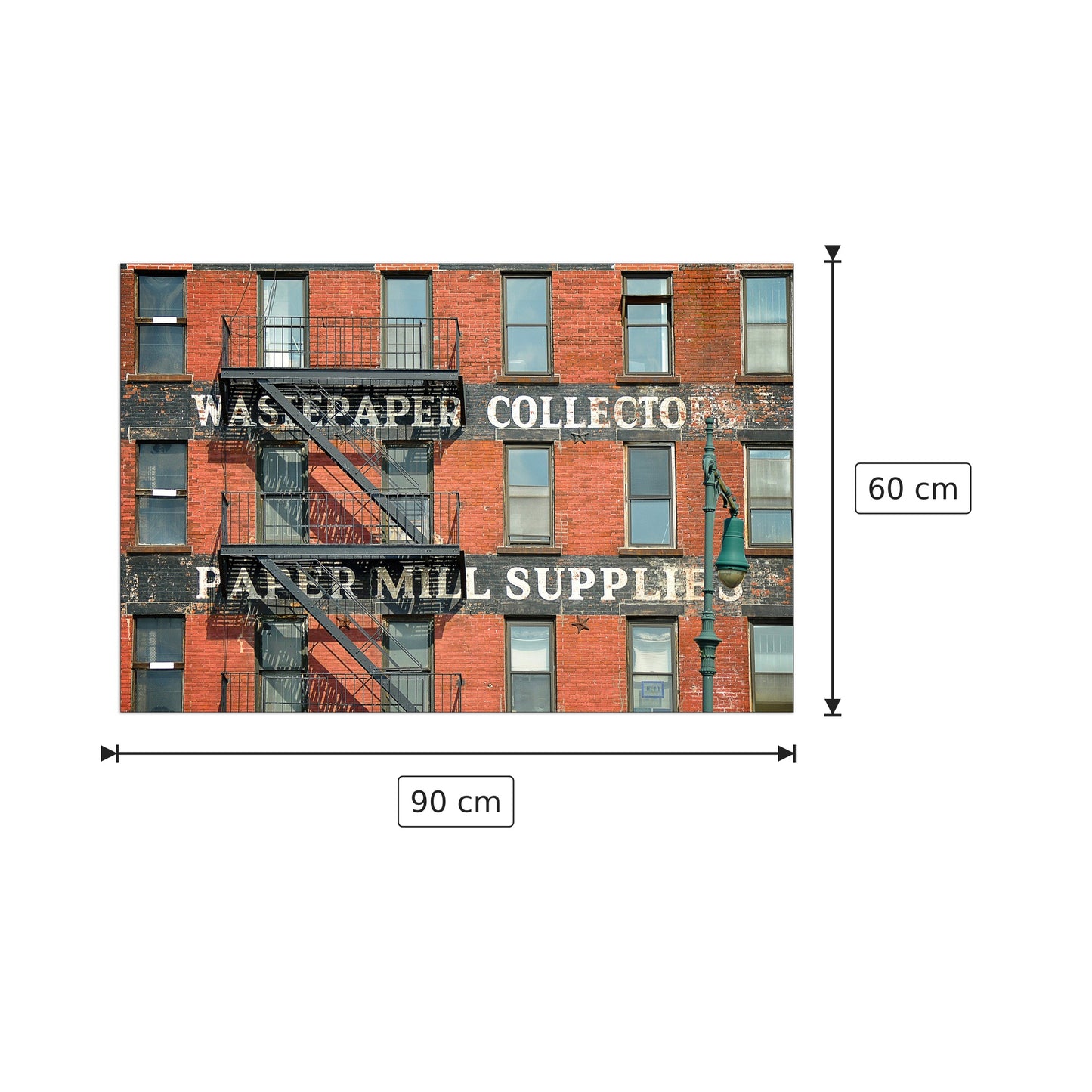Edifici - Art Studio - cm 90x60 - Pannello in MDF