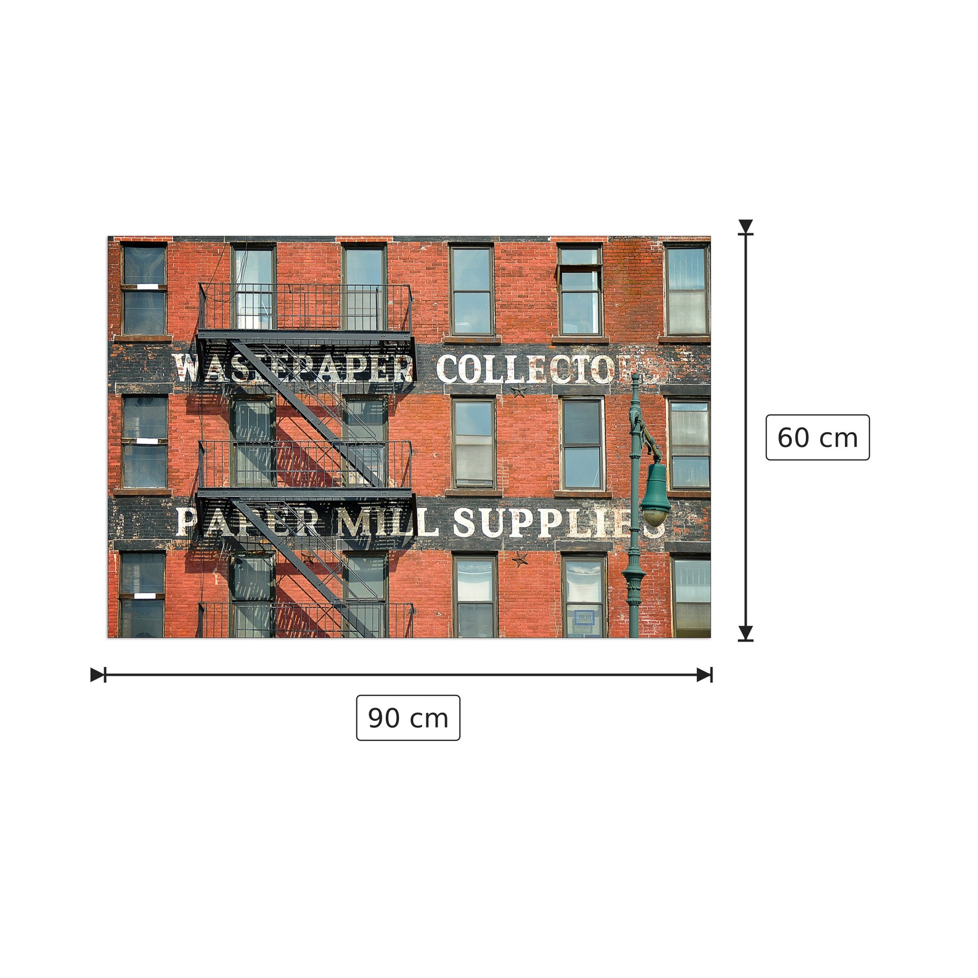 Edifici - Art Studio - cm 90x60 - Pannello in MDF