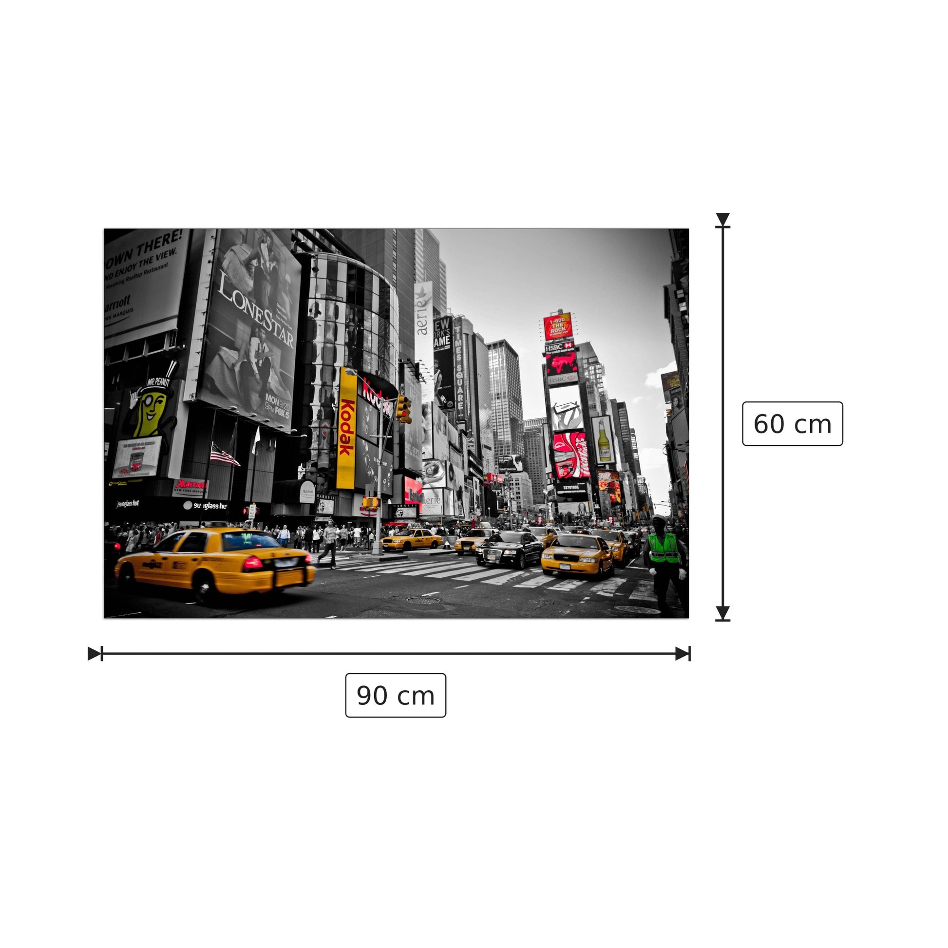 New York - Art Studio - cm 90x60 - Pannello in MDF