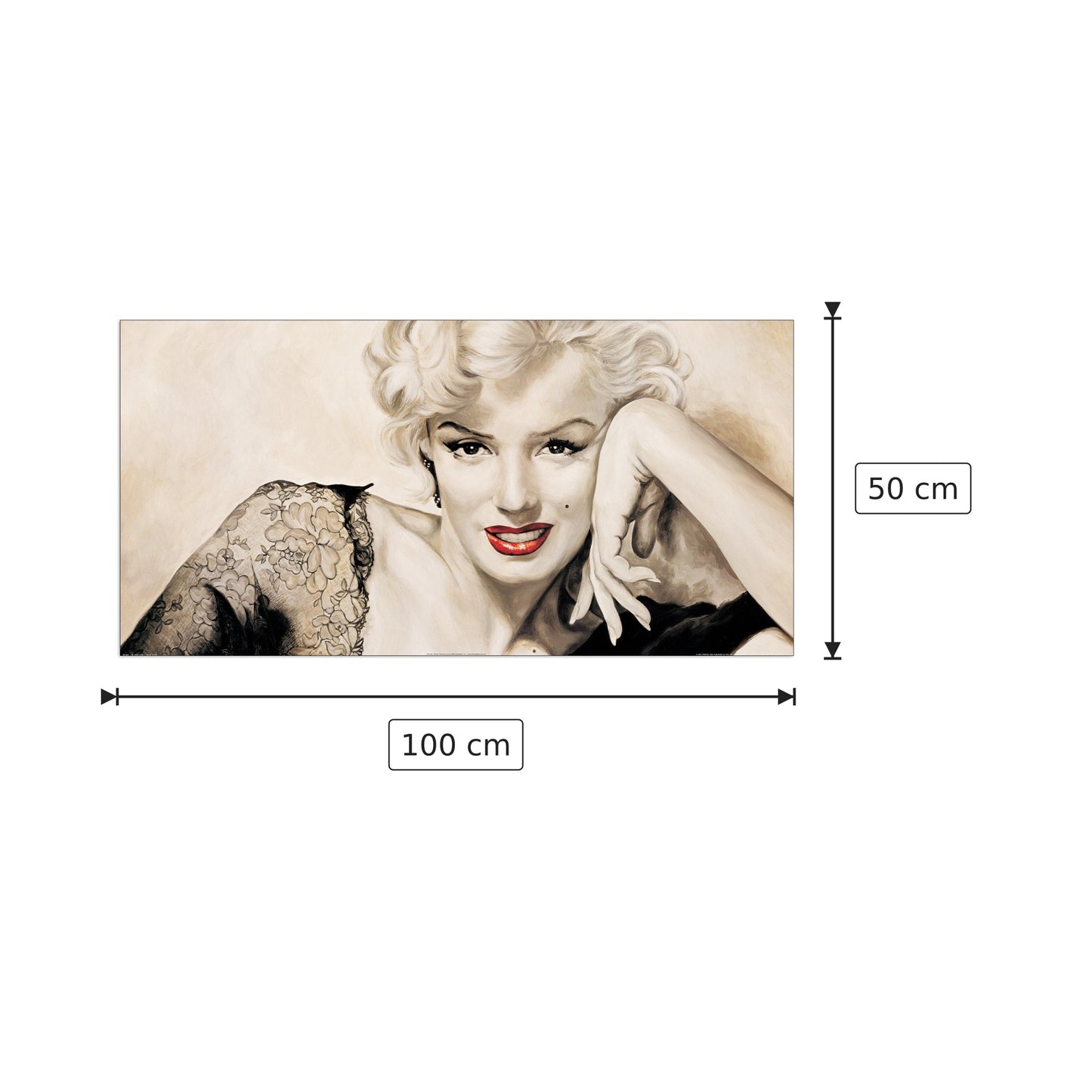 Nei tuoi occhi - RITTER - cm 100x50 - Pannello in MDF
