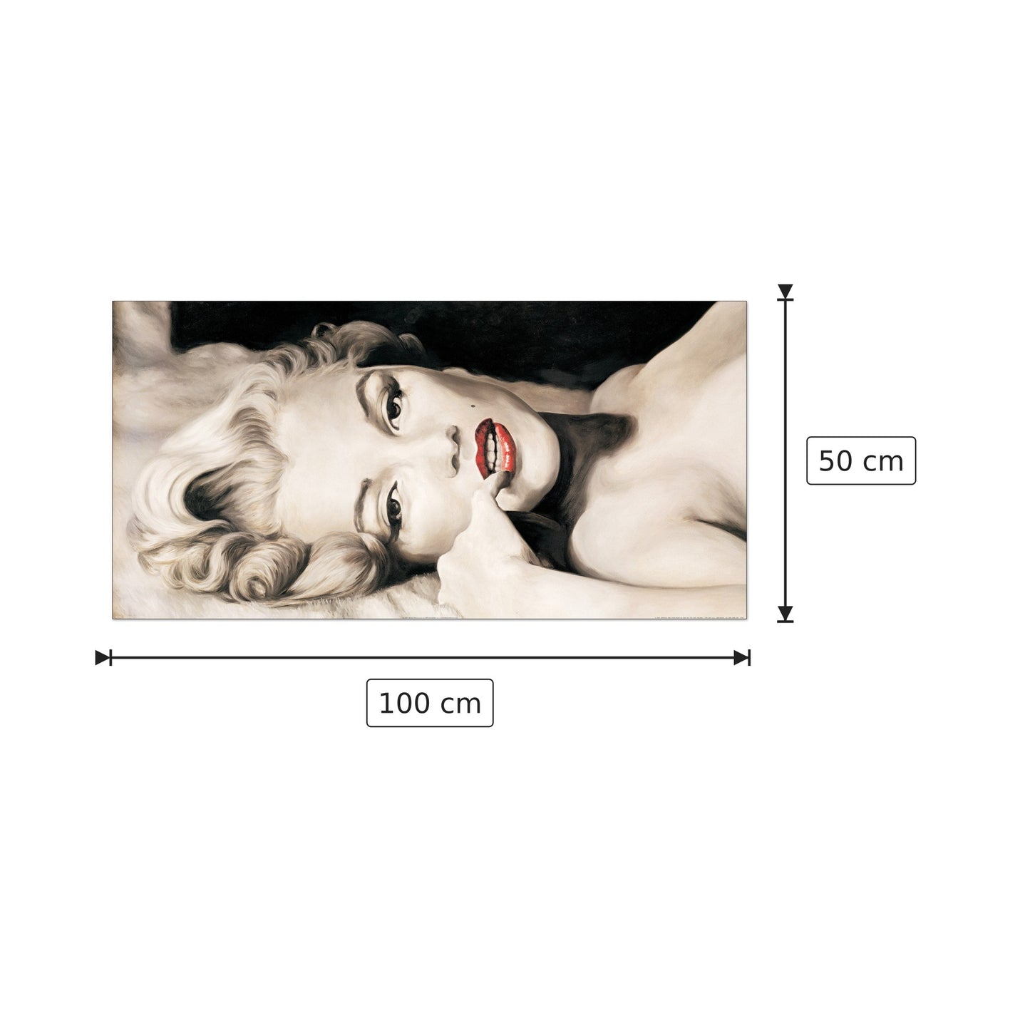 Distesa - RITTER - cm 100x50 - Pannello in MDF