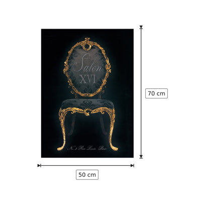 Salone XVI - FISK - cm 50x70 - Pannello in MDF