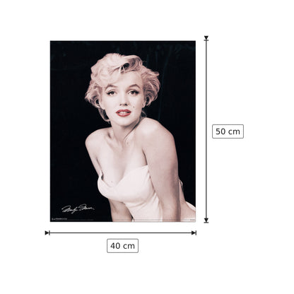 Marilyn Monroe, labbra rosse - NULL - cm 40x50 - Pannello in MDF