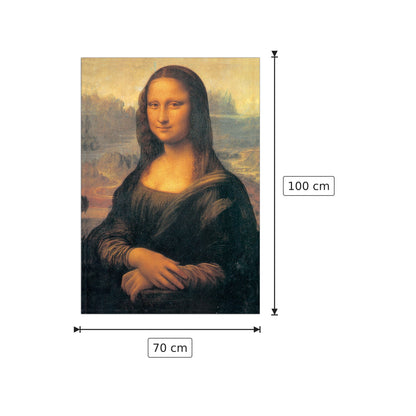 La Gioconda - DA VINCI - cm 70x100 - Pannello in MDF