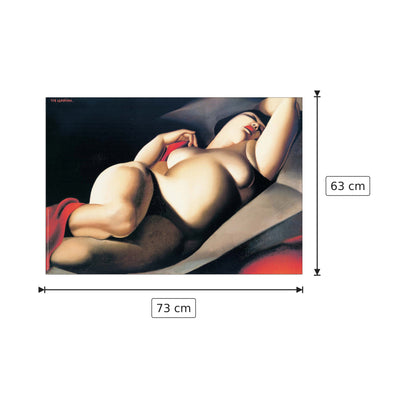 La bella Rafaelo - DE LEMPICKA - cm 73x63 - Pannello in MDF