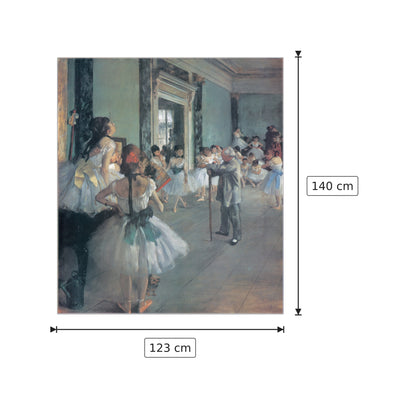 Scuola di balletto - DEGAS - cm 123x140 - Pannello in MDF