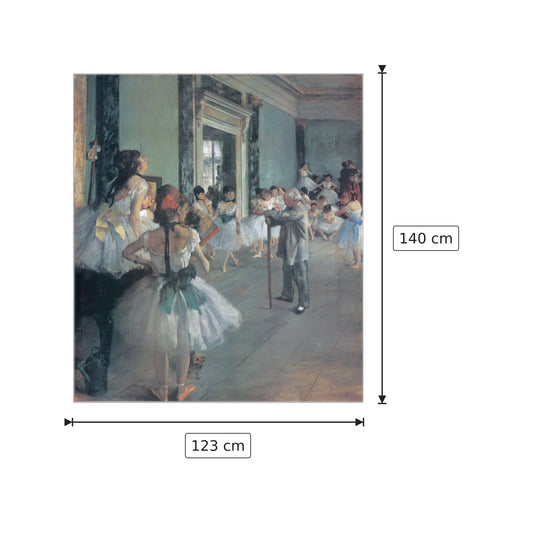 Scuola di balletto - DEGAS - cm 123x140 - Pannello in MDF