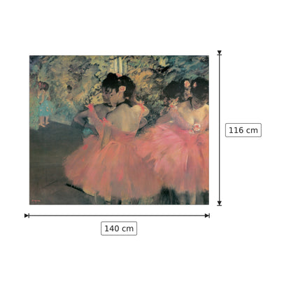 Ballerine rosa - DEGAS - cm 140x116 - Pannello in MDF