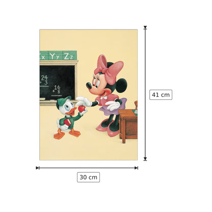 Una mela per Minnie - DISNEY - cm 30x41 - Pannello in MDF