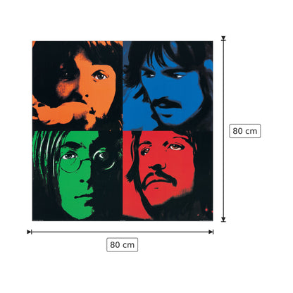 The Beatles - EDLINGER - cm 80x80 - Pannello in MDF