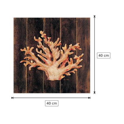 Corallo marino - FISK - cm 40x40 - Pannello in MDF