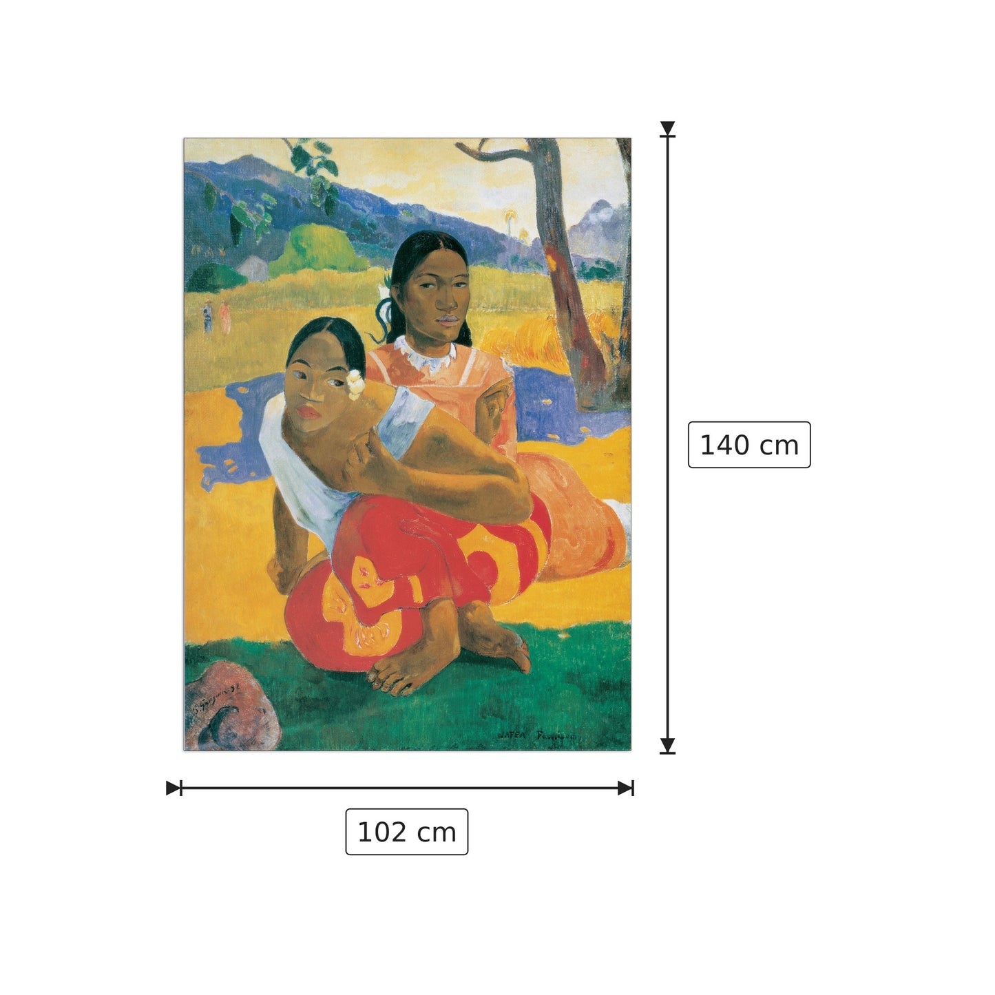 Quando ti sposerai? - GAUGUIN - cm 102x140 - Pannello in MDF