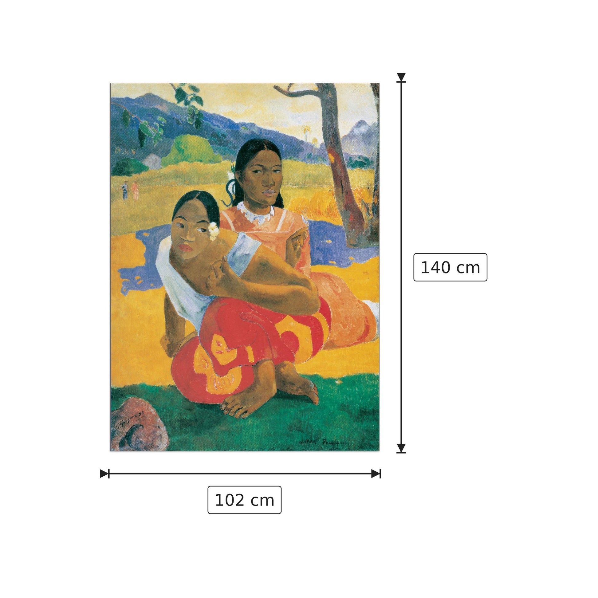 Quando ti sposerai? - GAUGUIN - cm 102x140 - Pannello in MDF