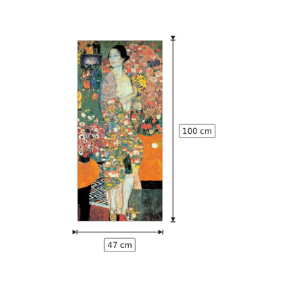 La danzatrice - KLIMT - cm 47x100 - Pannello in MDF