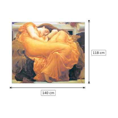 Giugno fiammeggiante - LEIGHTON - cm 140x118 - Pannello in MDF